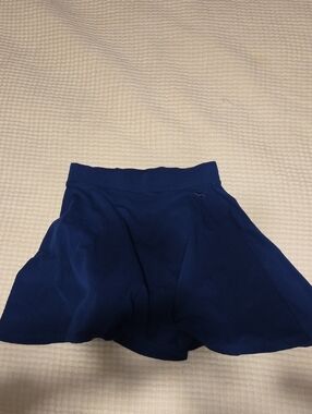 PINK Victoria's Secret Navy Blue Mini Skater Skirt